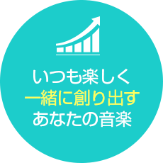 いつも楽しく一緒に創り出すあなたの音楽